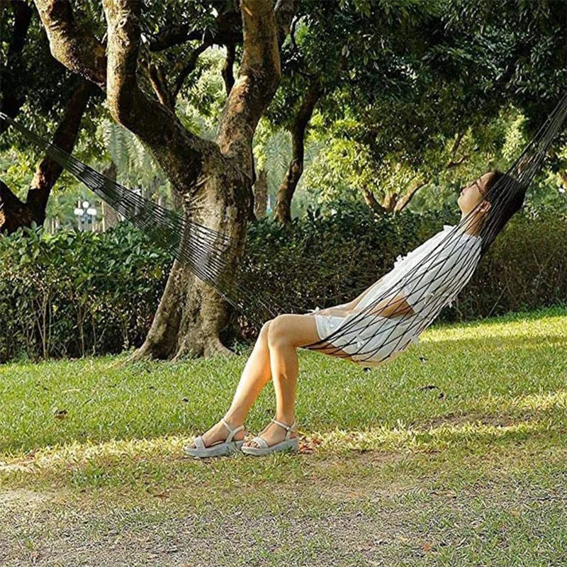 Maliben | Relaxora Mesh Hammock | Ultralight Nylon Net | Portable & Breathable | For Garden, Camping & Travel