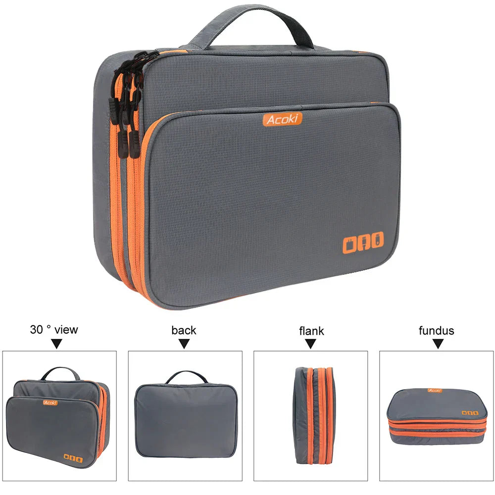 Maliben Technivo LayerPro Electronics Organizer — 3-Layer Cable Bag