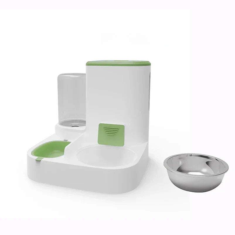 Maliben | Feedipet Food & Water Dispenser For Cats & Dogs | Automatic Refill | 2-In-1 Bowl Set