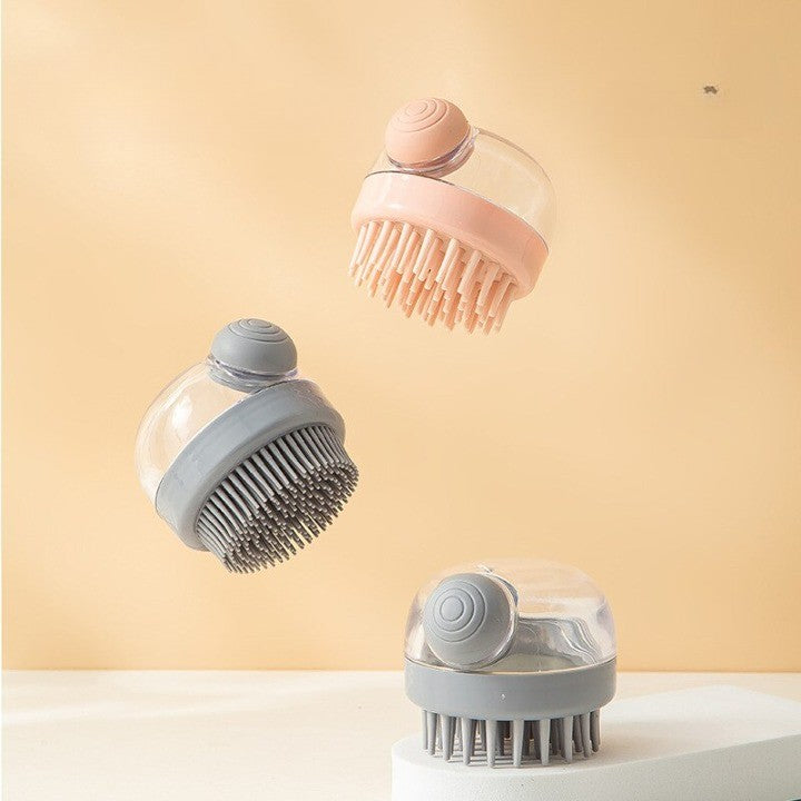Maliben | Quick Clean Shampoo Dispenser Hair Massager Brush