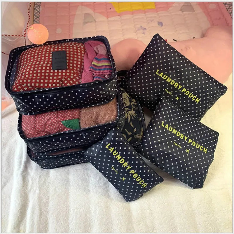 Maliben | Travoro Packing Cube Set | 6-Piece | Waterproof & Extra Volume | Suitcase Organizer For Men