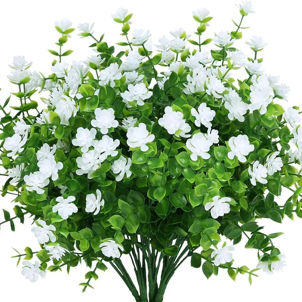 Maliben | Artificial Flowers Florasun | Uv-Resistant & Weatherproof | Hanging Decorative Plants For Garden & Balcony | Easy Care & Evergreen