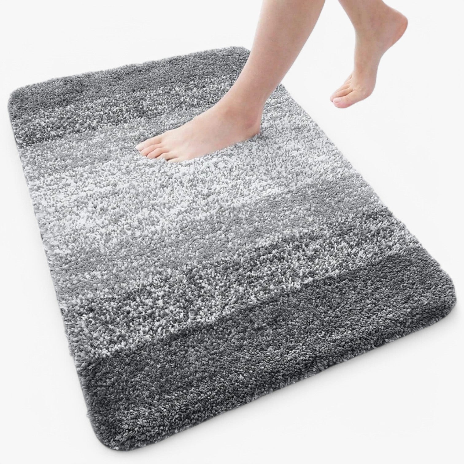 Maliben | Super Absorbent Anti-Slip Bath Mat – Quick Drying Bathroom Rug For Dry Feet