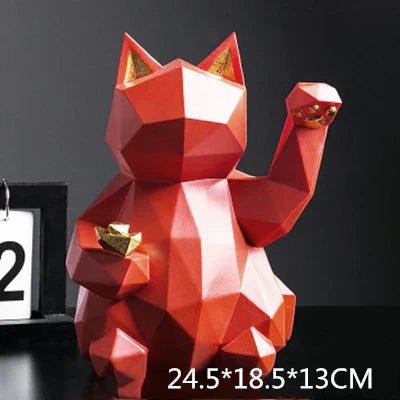 Maliben | Nordic Style Geometric Lucky Cat