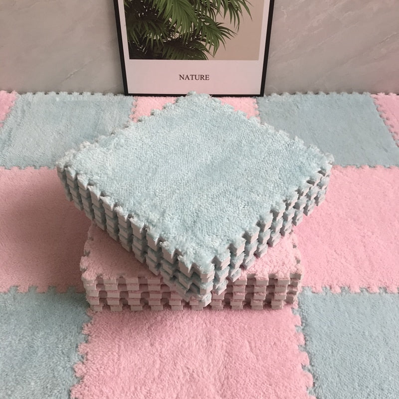 Maliben | Diy Winter Plush Puzzle Mat