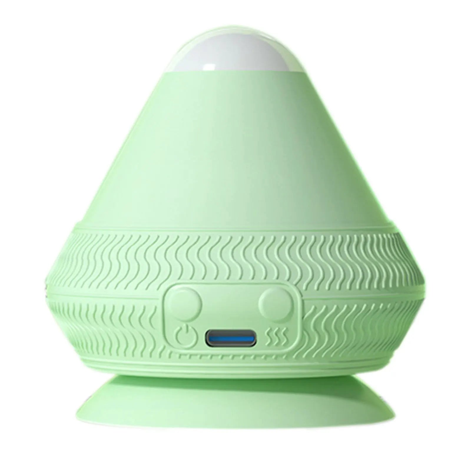 Maliben | Vibrations Massage Ball Flexivibe | Usb Rechargeable | Heat & Vibration Therapy | Silicone | Portable & Self-Adhesive