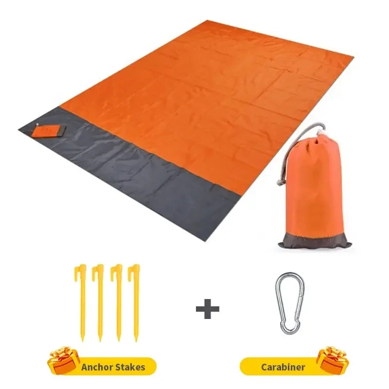 Maliben | Beach Blanket Aeroloom | Xxl 210x200 Cm | Waterproof & Sand-Free | Ultra-Light & Portable