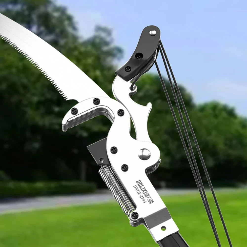 Maliben | Skycut Telescopic Tree Pruner | Telescopic Lopper With Rope Pull | Sk5 Steel Blade | For Fruit Trees & High Branches