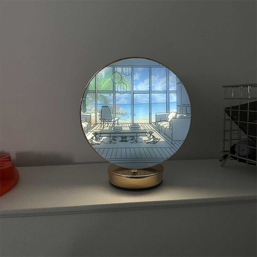 Maliben | Creative Artistic Orb Painting Table Lamp