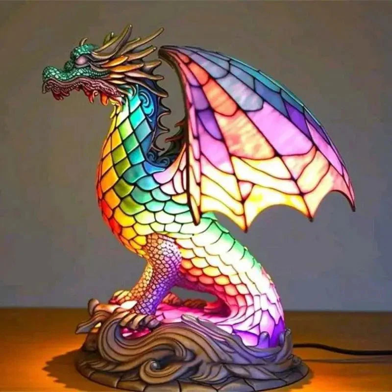 Maliben | Mosaiccritter - 3d Animal Lamp - Multicolor Tears - Retro Design
