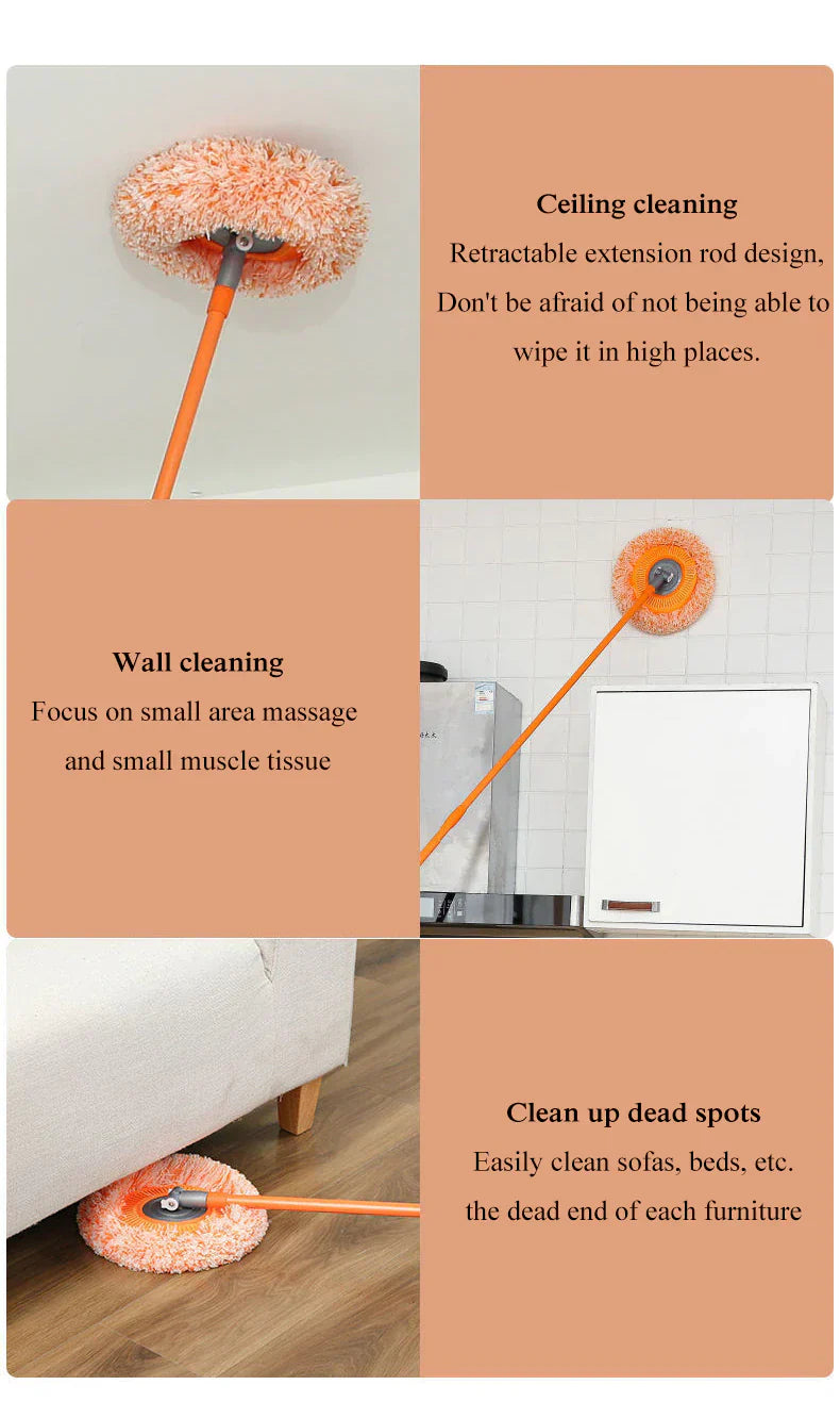 Maliben | 360 Degree Rotating Microfiber Magic Floor Mop