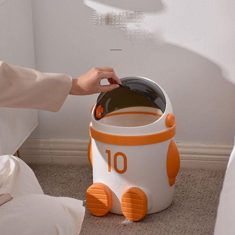 Maliben | Mini Astronaut Shape Cute Office Trash Can