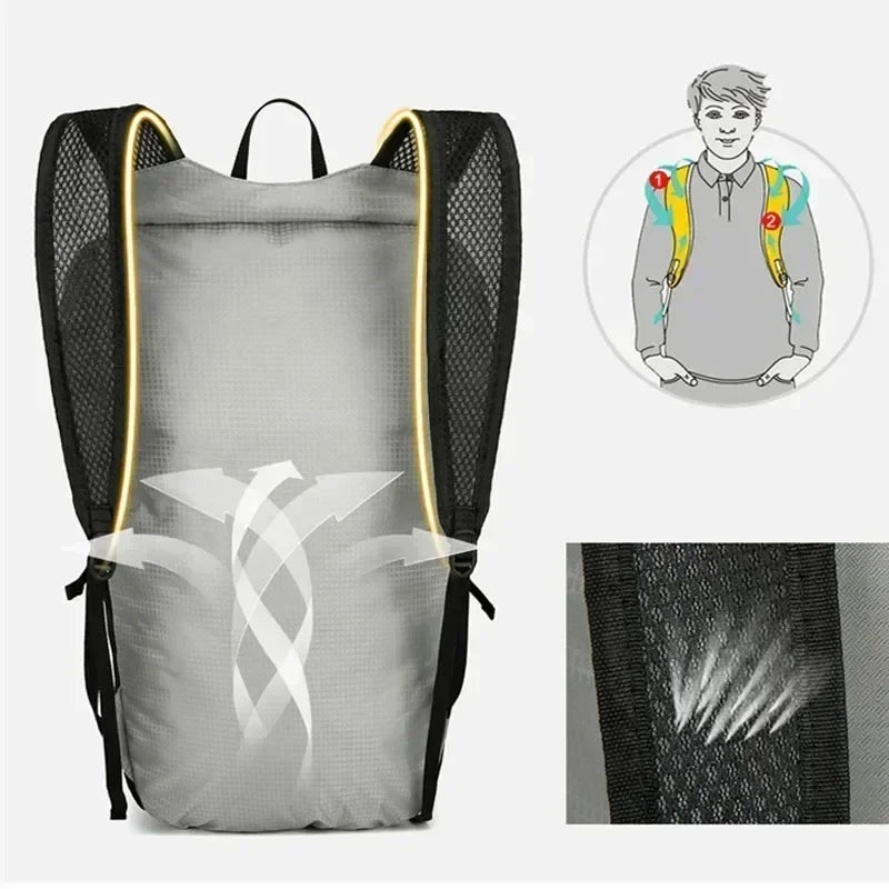 Maliben | Outdoor Backpack Packlite 20 L | Ultralight & Waterproof | Foldable For Travel & Hiking