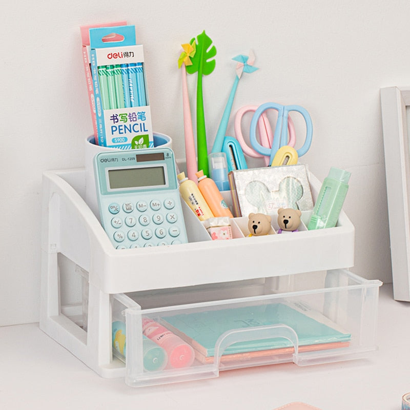 Maliben | Tidy Tower Desk Organizer Storage Box