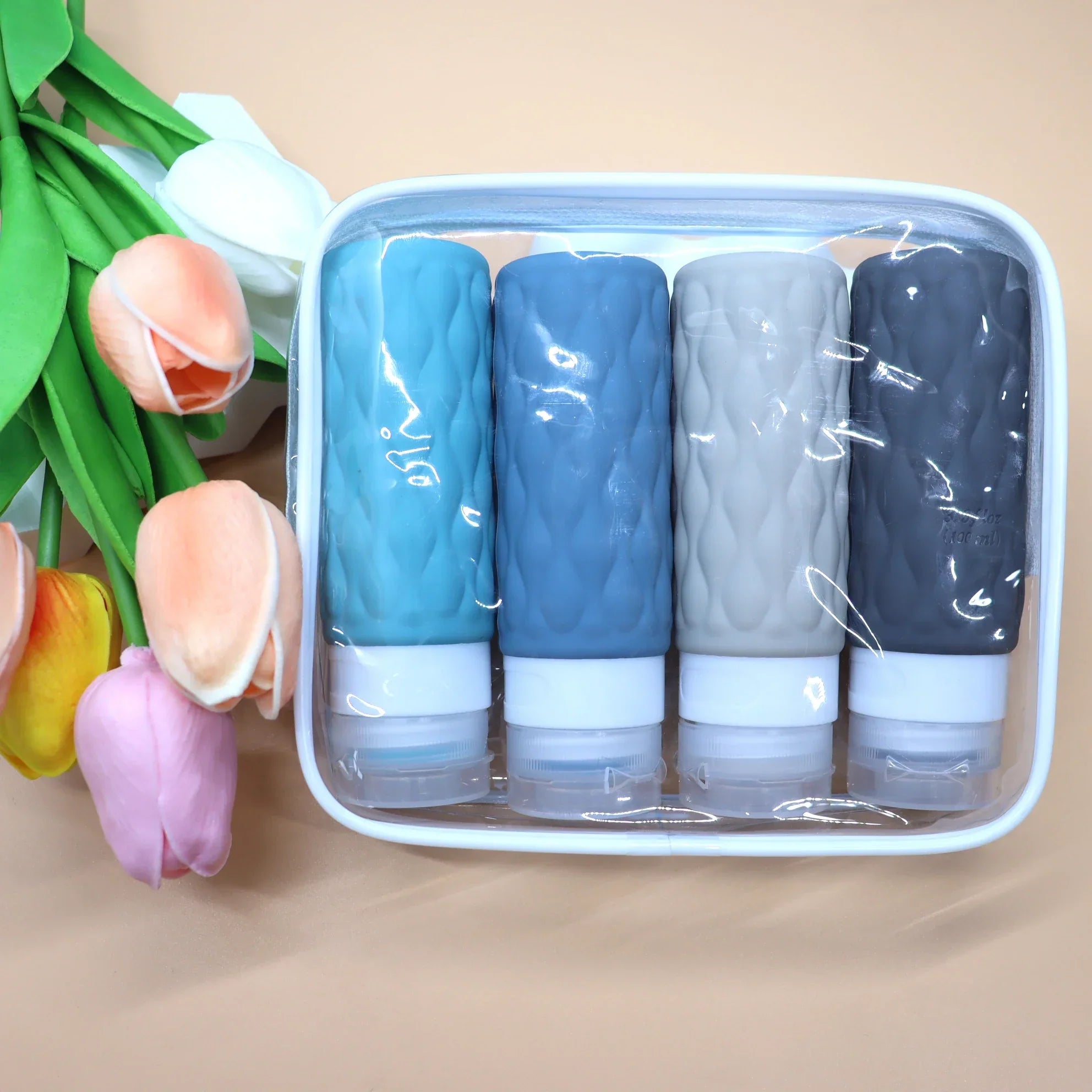 Maliben | Flexifill Travel Refill Bottles Set | Soft Silicone Bottles & Spray Containers | Leak-Proof & Tsa Compliant | For Shampoo, Lotion & Cosmetics