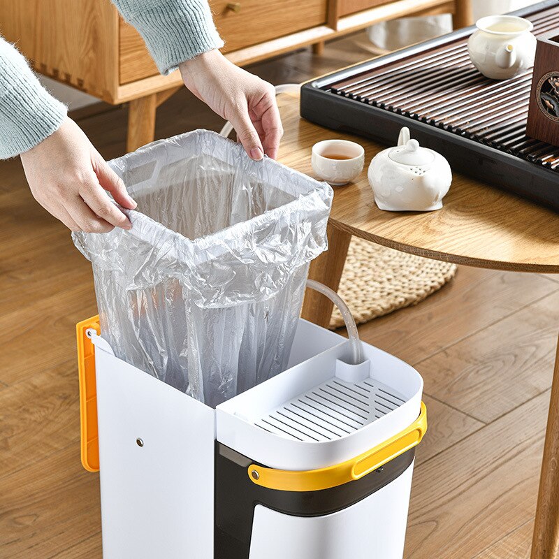 Maliben | 2in1 Dry & Wet Storage Easy Trash Can
