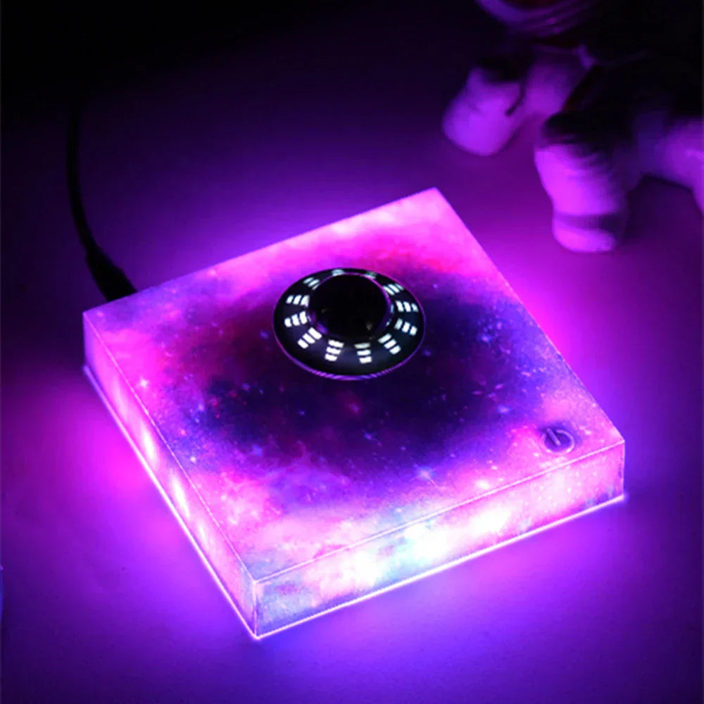 Maliben | Magnetic Levitating Spaceship Rotating Led Night Lamp