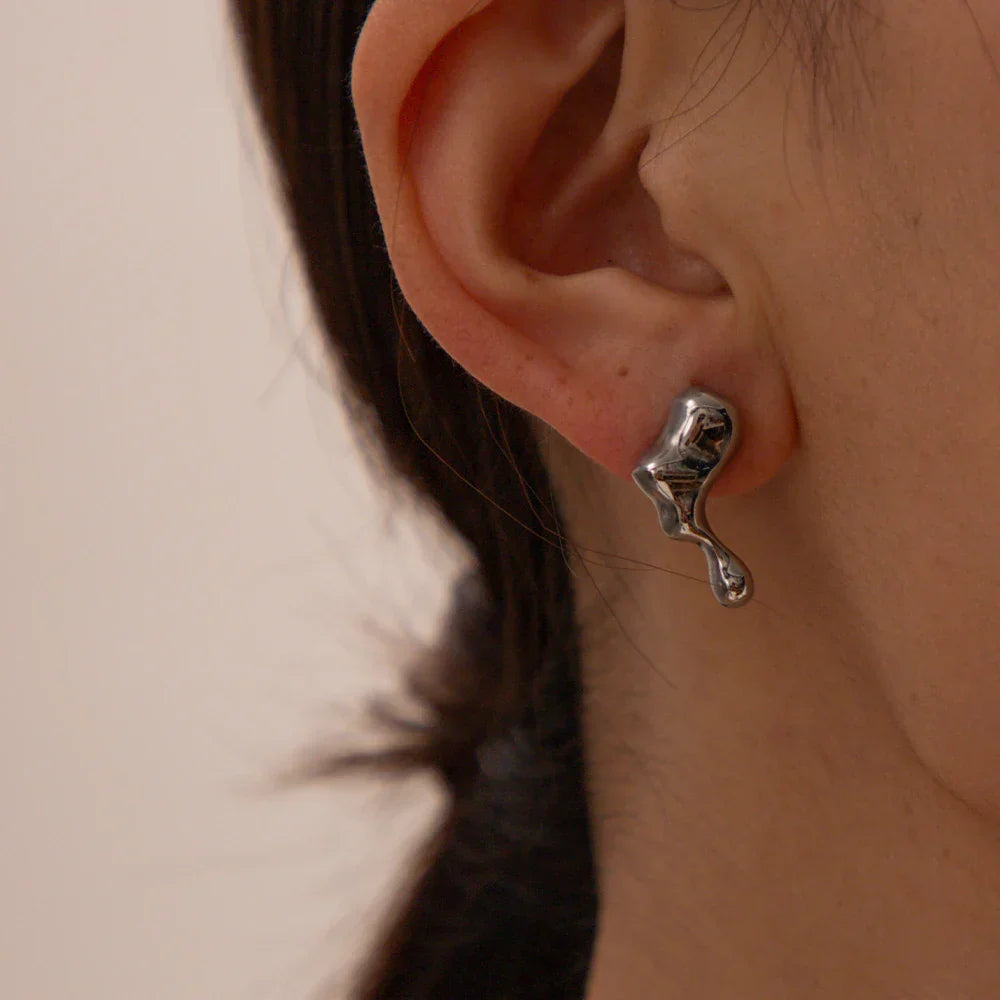 Maliben | Dainty Melt Earrings