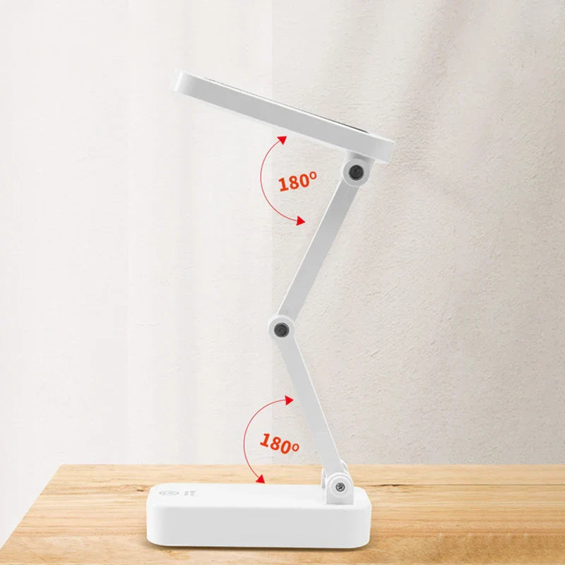 Maliben | Solar Led Table Lamp | Foldable & Dimmable | Usb Rechargeable | Eye-Friendly & Modern