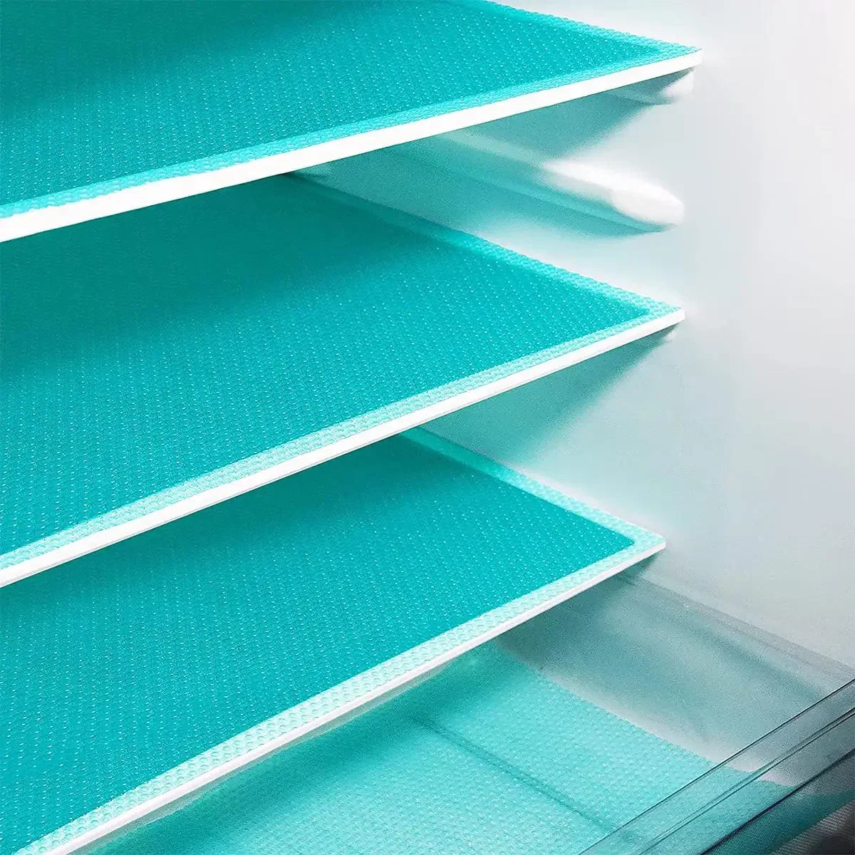 Maliben | Fridgeguard 4-Piece Set Fridge Mats | Eva Material | Washable, Mold Resistant & Anti-Oil | For Fridge, Drawers & Shelves