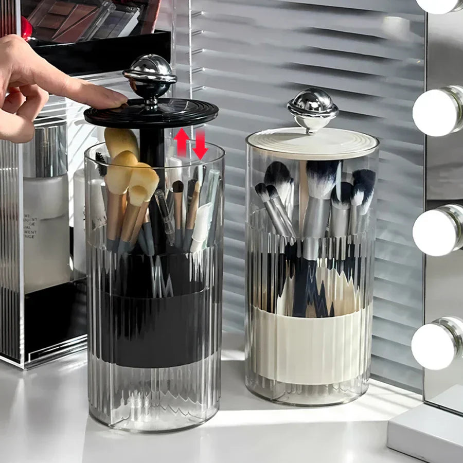Maliben | Auto Lift & Luxe Makeup Brush Organizer