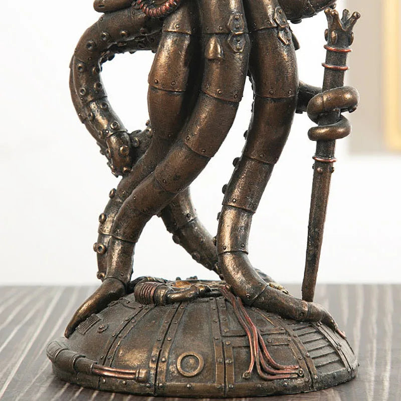 Maliben | Steampunk Octopus Mechanical Traveler Figurines Home Decors
