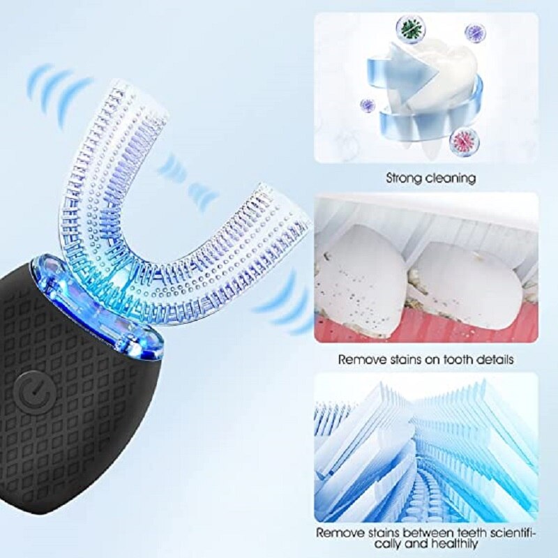 Maliben Clean360 U-Shape Blue Light Tooth Cleaner