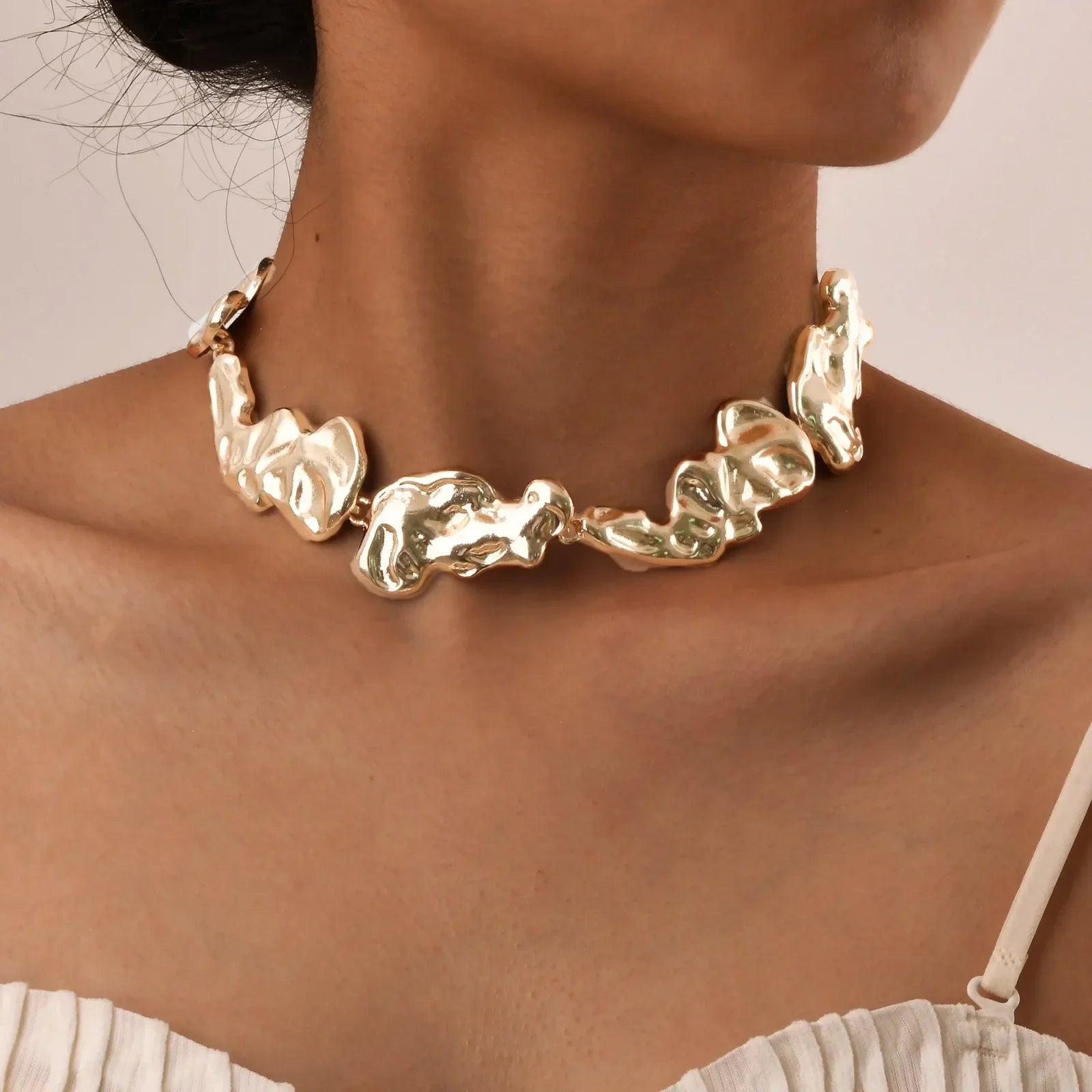Maliben | Melted Lava Choker Necklace