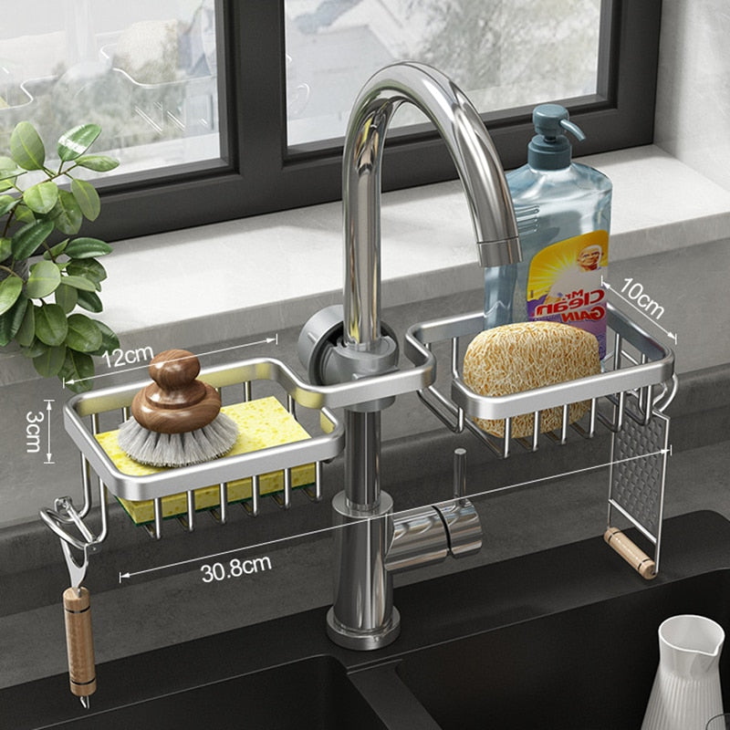 Maliben | Kitchen Organizer Sink Drain Rack