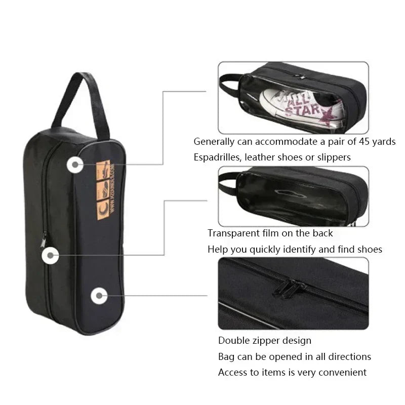 Maliben | Breathable Shoe Bag Travelostep | Waterproof & Compact | For Travel & Storage | Oxford Fabric