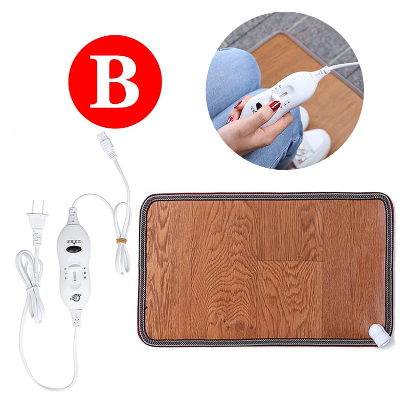 Maliben | Heat Zone Adjustable Leather Foot Warmer Mat