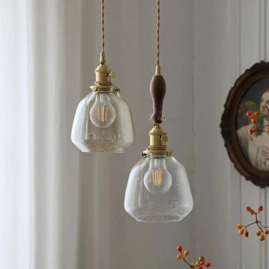 Maliben | Nostalgialuxe - Elegant Vintage Glass Lamp - Sophisticated Ambiance Guaranteed