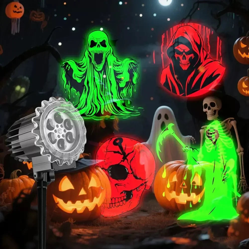Maliben | Spookbeam Halloween Led Projector | Dynamic Ghost Projection | Waterproof | Outdoor
