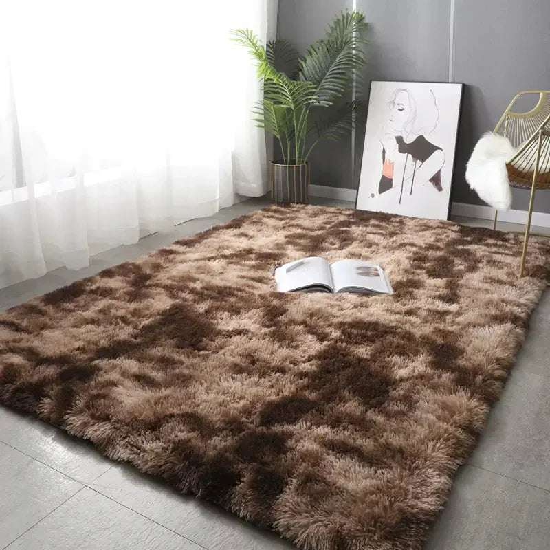 Maliben | Fluffy Ultra Soft Non-Slip Rug With Memory Foam Cushion