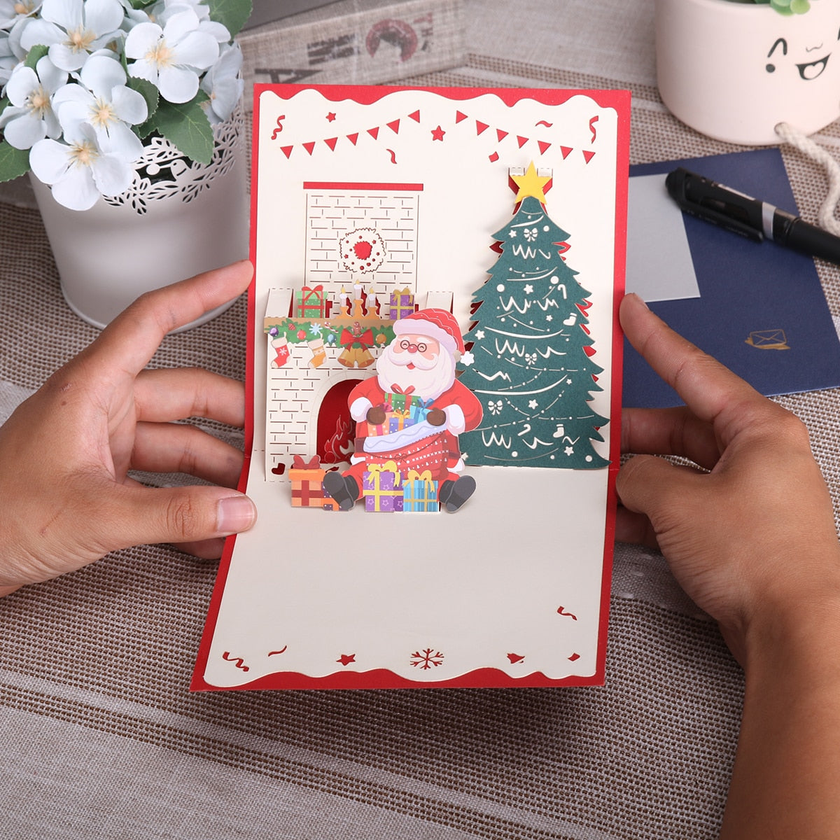 Maliben | 3d Pop-Up Cheerful Christmas Gift Cards