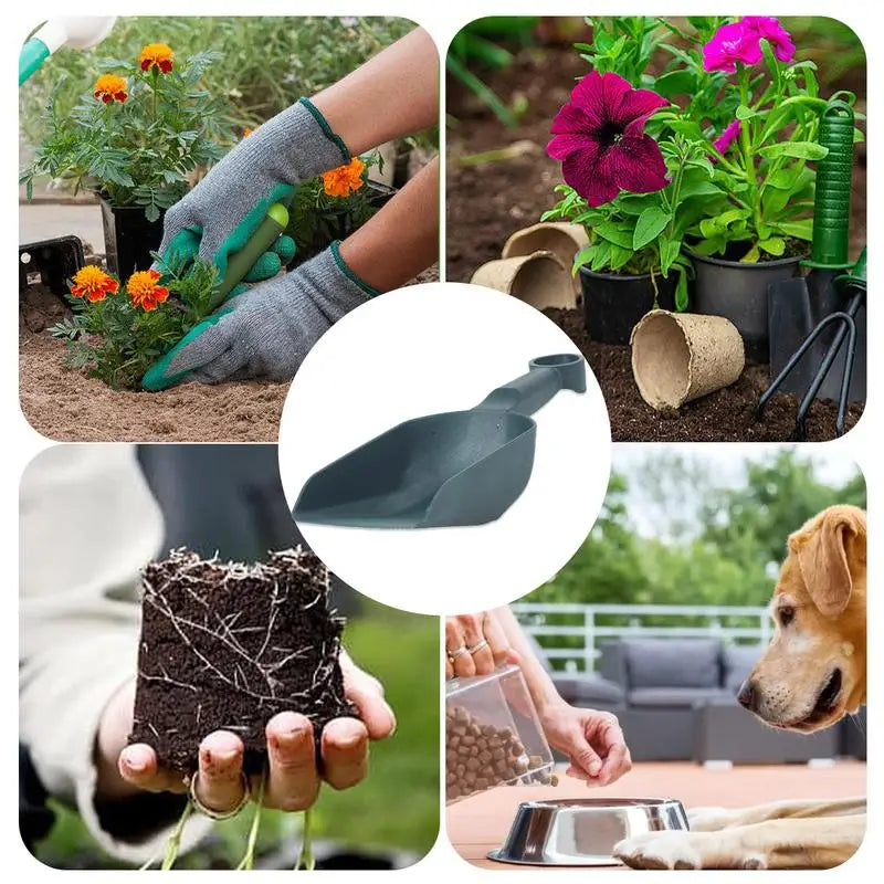 Maliben | Plantiva Plastic Garden Trowel | Ergonomic Handle | Space-SavIng & Lightweight | Available in 2 Sizes