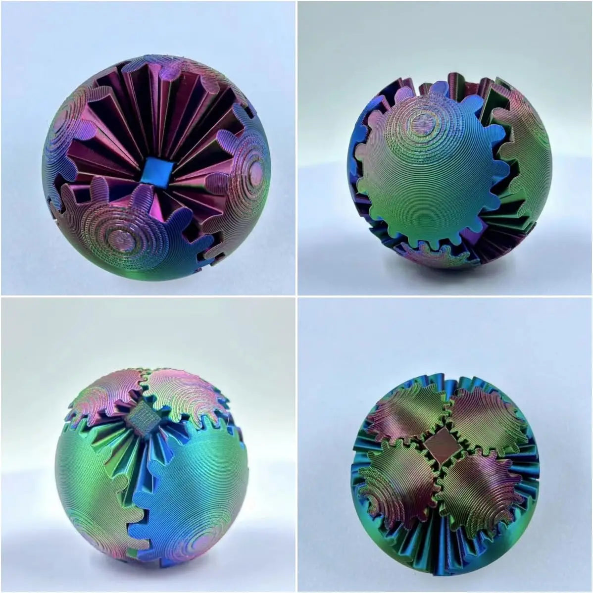 Maliben | 3d Printed Gear Ball Fidget Toy