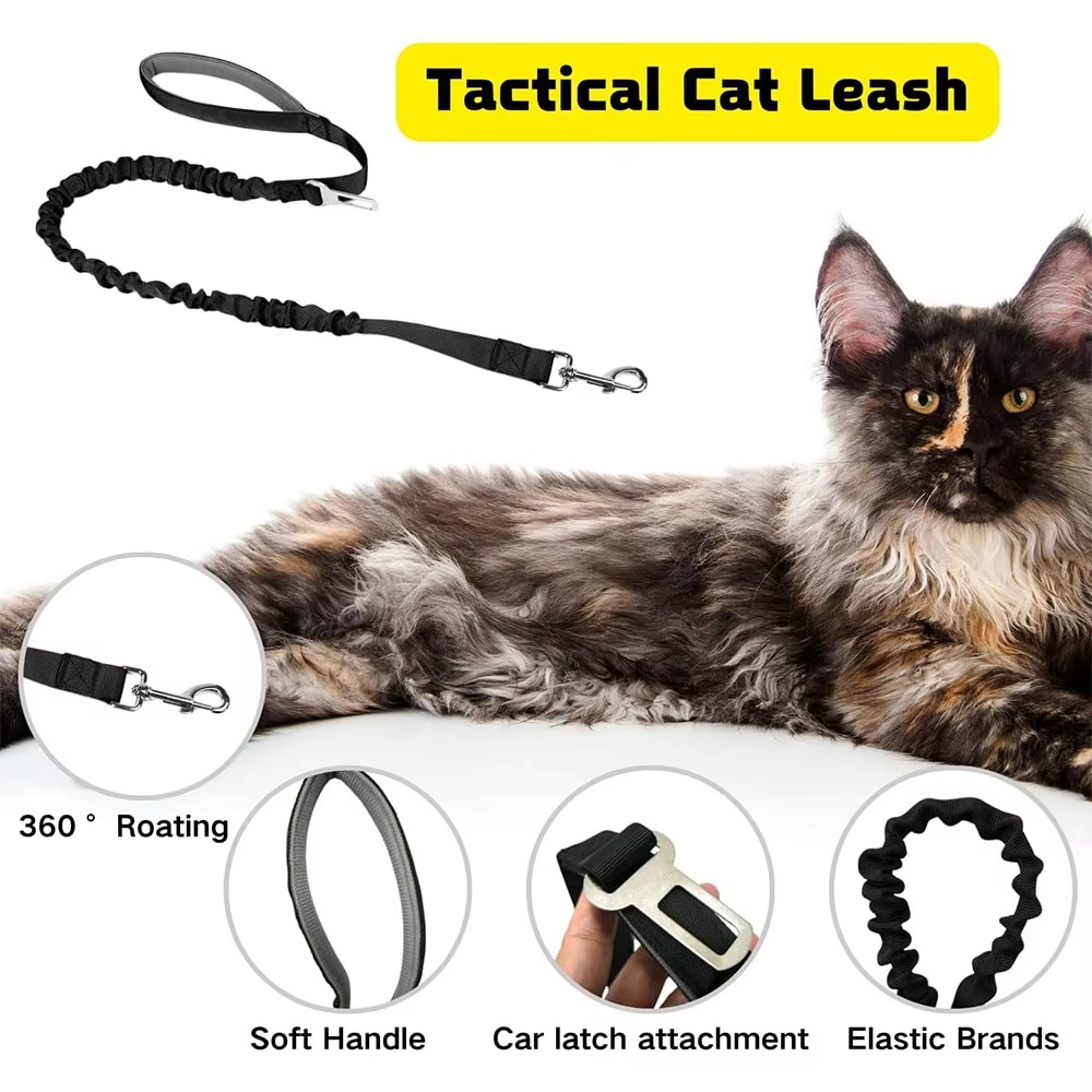 Maliben | Adjustable Tactical Pet Harness with Control Handle for Cats and Large Dogs