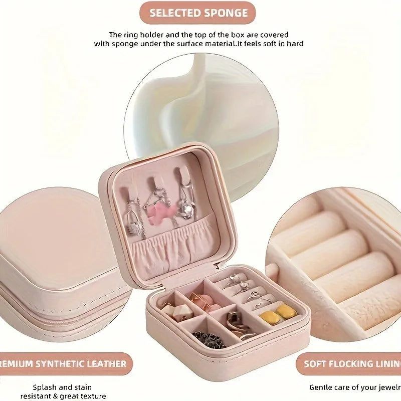 Maliben | Jewelry Organizer Voyelia | Travel Case For Jewelry | Compact & Stylish | Pu Leather