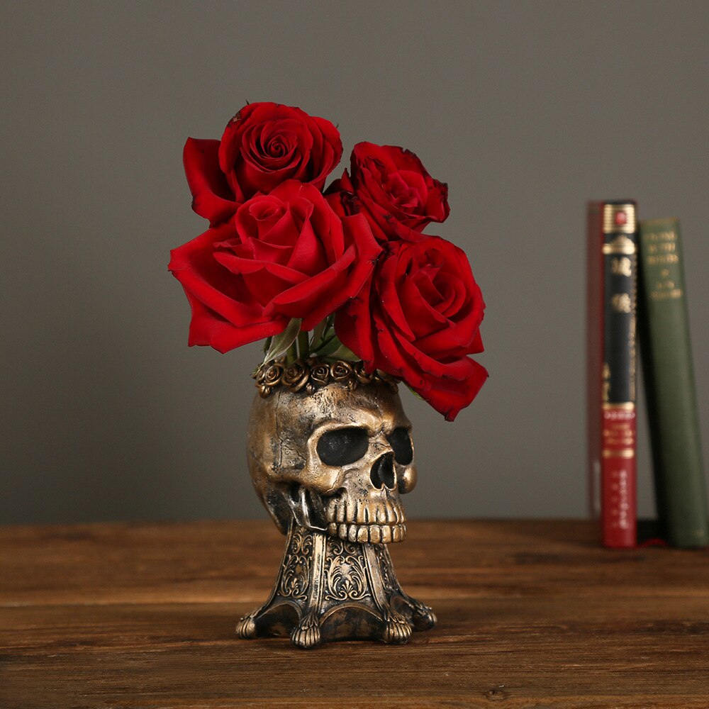 Maliben | Resin Skull Flower Pot