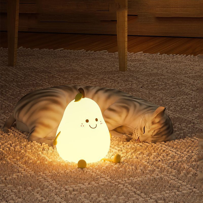 Maliben | Cute Pear Bedside Touch Night Lamp