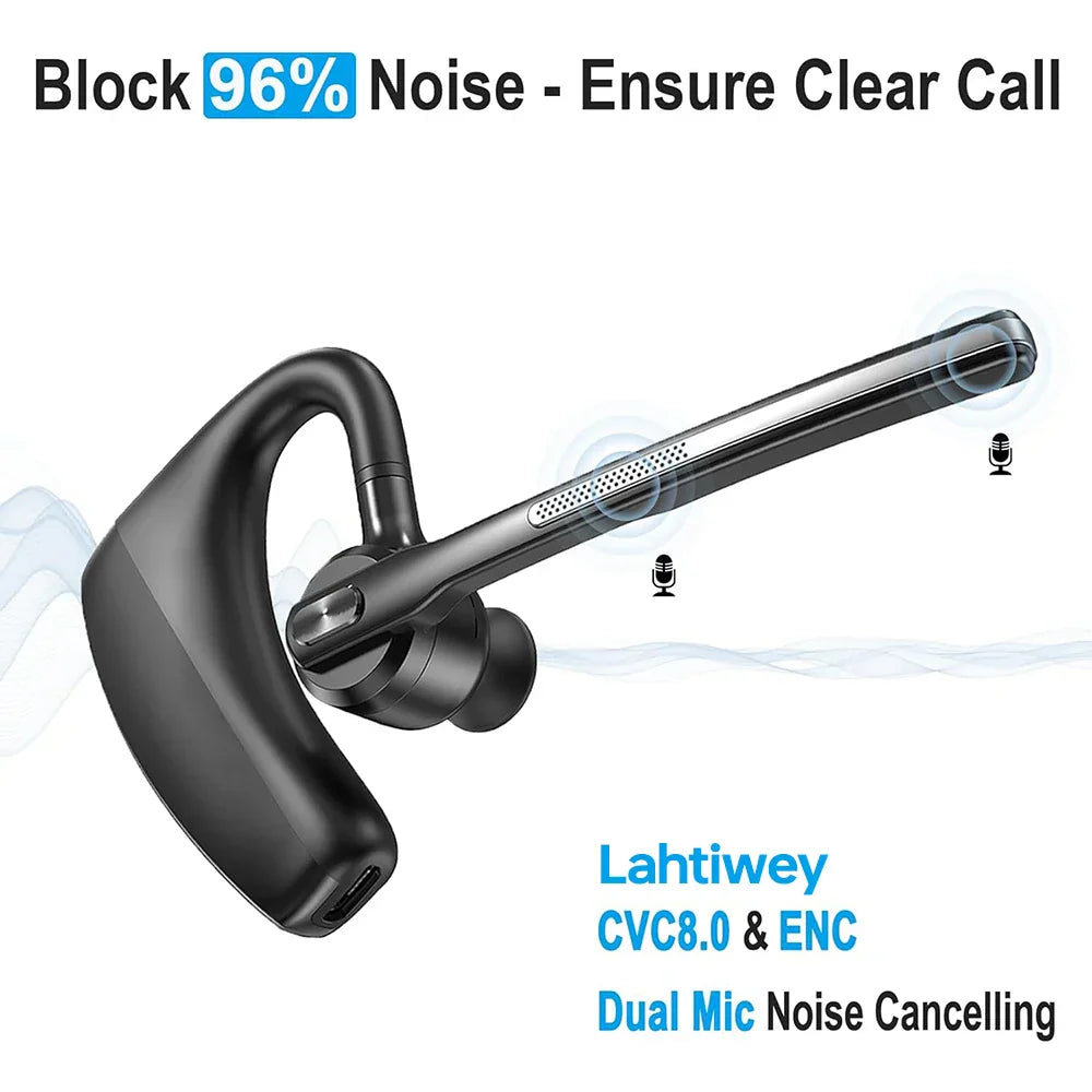 Maliben | Noise-Cancelling Bluetooth Headset With Dual Microphones – Orivo