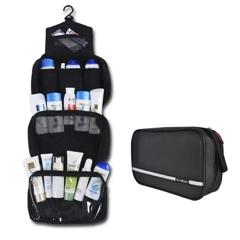 Maliben | Hanging Toiletry Bag Nomera Travelhang | With Hooks & Compartments | Waterproof & Foldable | For Women & Men