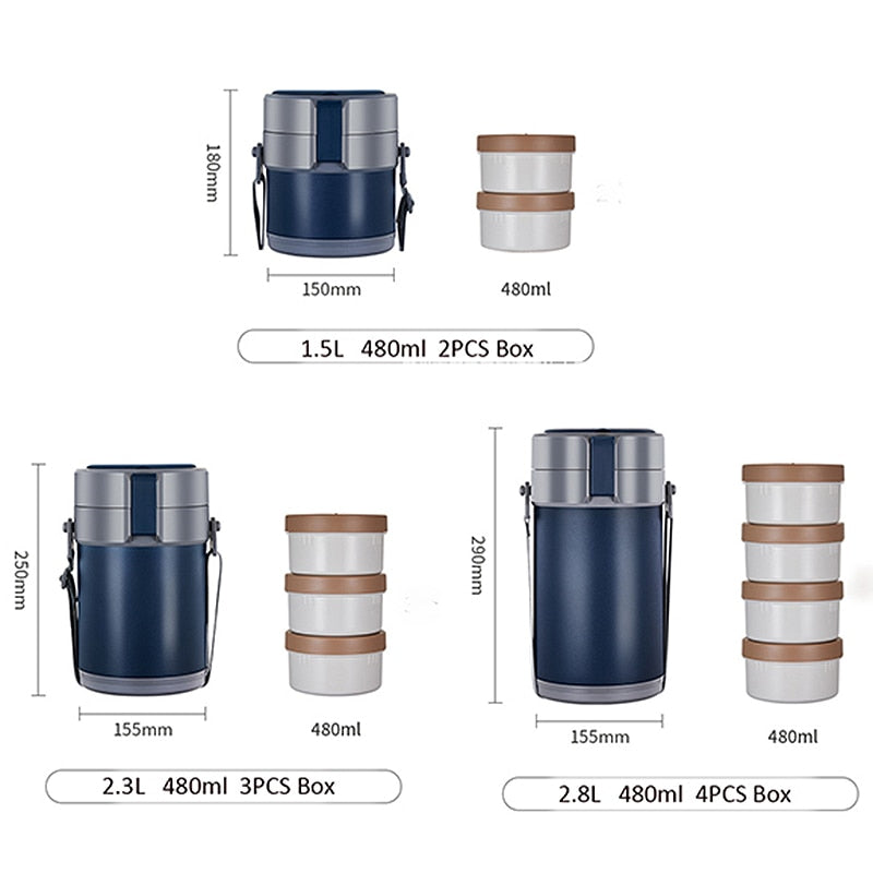 Maliben | Meal Keeper Stainless Steel Lunch Box