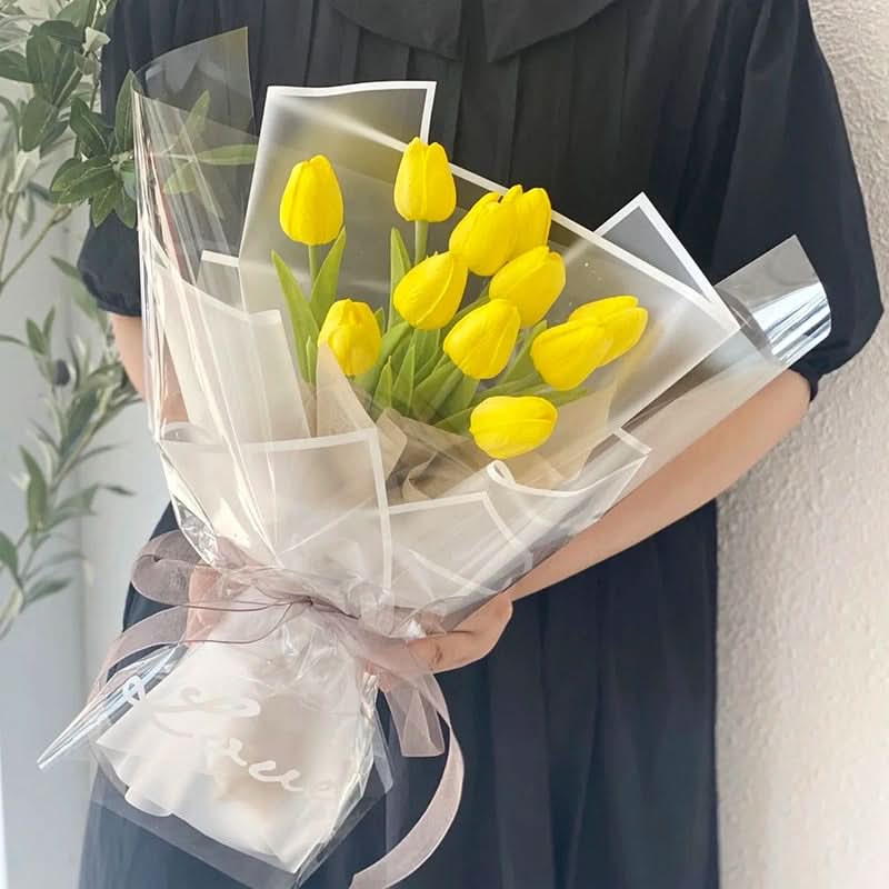 Maliben | Artificial Tulip Bouquet With Realistic Lifelike Flowers