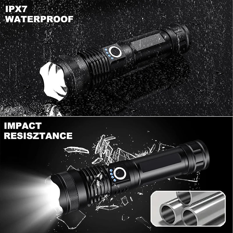 Maliben | Powerful Rechargeable Emergency Flashlight – High Luminous Output