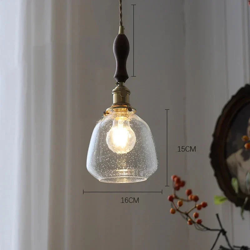 Maliben | Nostalgialuxe - Elegant Vintage Glass Lamp - Sophisticated Ambiance Guaranteed