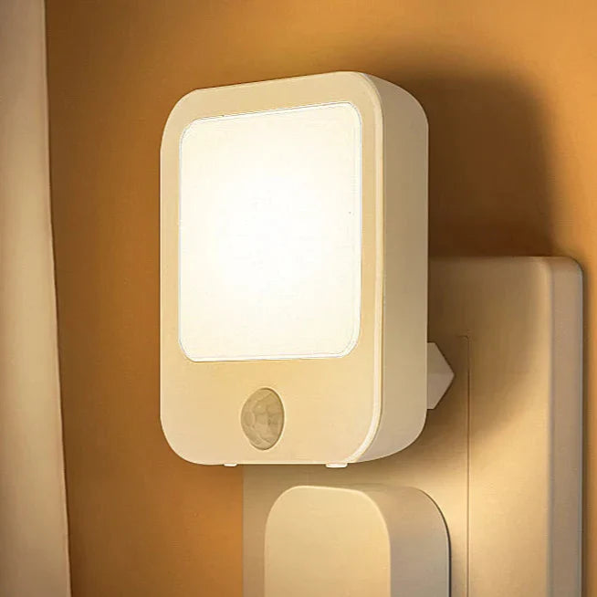 Maliben | Sensilux Mini Led Night Light | With Motion Sensor | Warm & Cool White | For Hallway, Bedroom & Bathroom