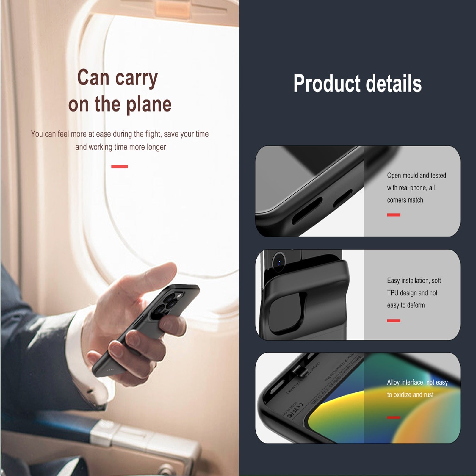 Maliben | Power Bank Charging Armor Phone Case
