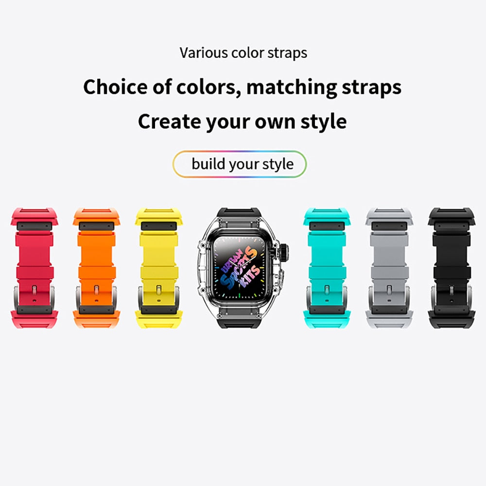 Maliben | Transparent Smart Watch Strap Mod Kit Case